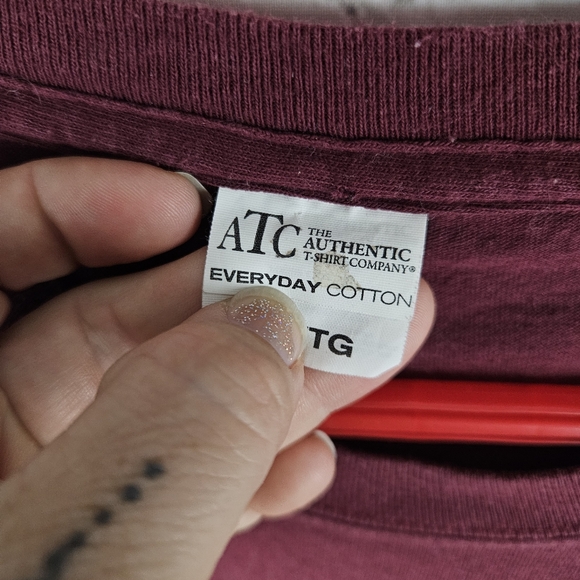 ATC | "Live Long And Faspa" Mennonite sport sleeve crewneck tee t-shirt - Picture 4 of 5